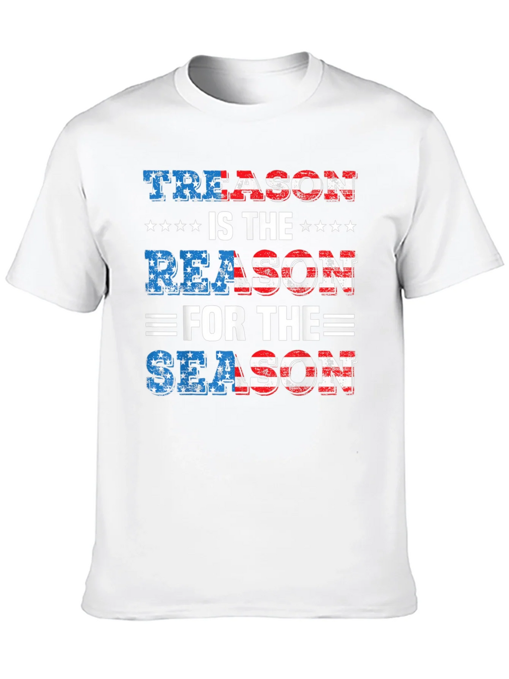 Treason is the Reason T-Shirt Patriotic USA Flag product image 9