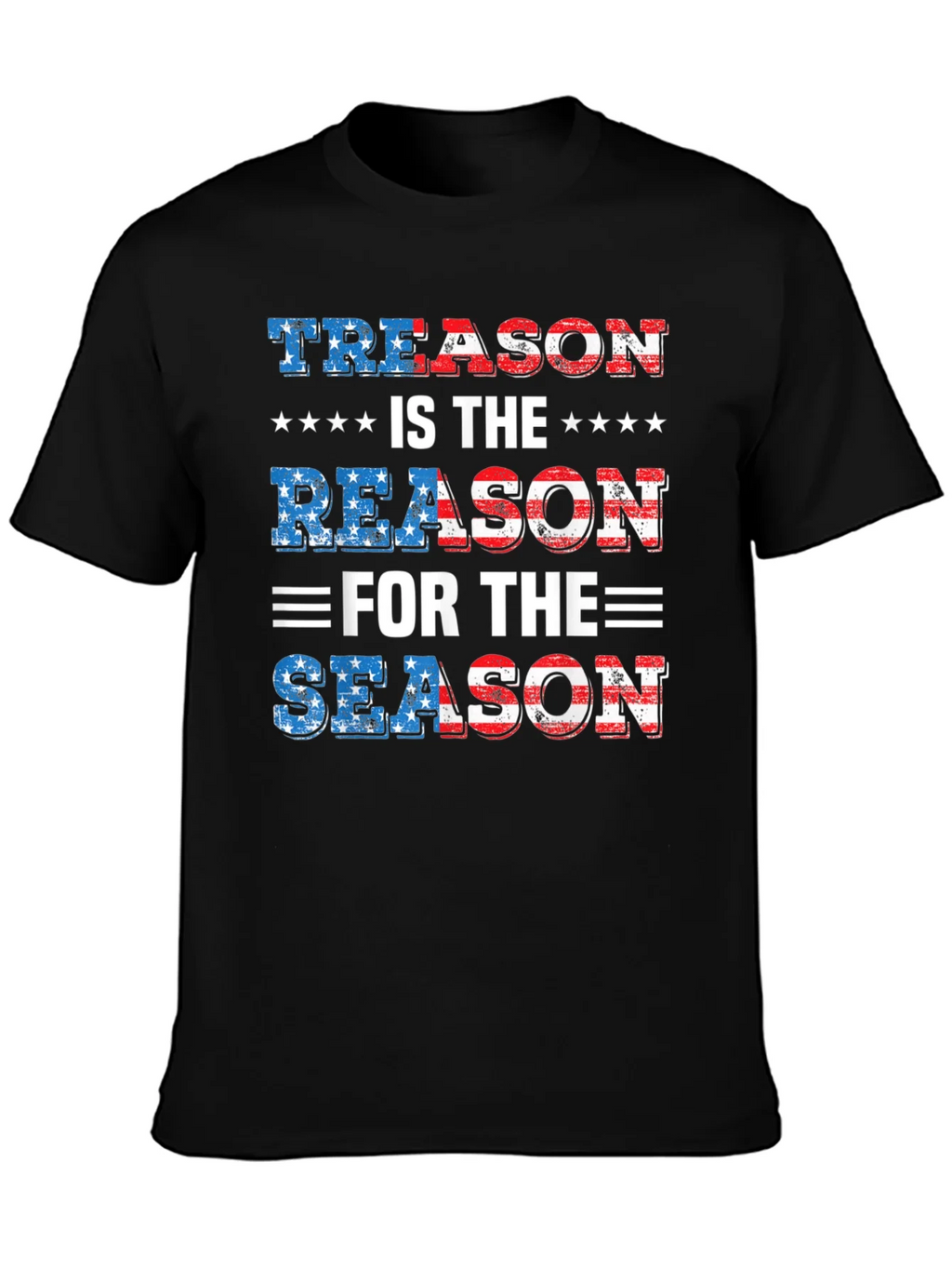 Treason is the Reason T-Shirt Patriotic USA Flag product image 3