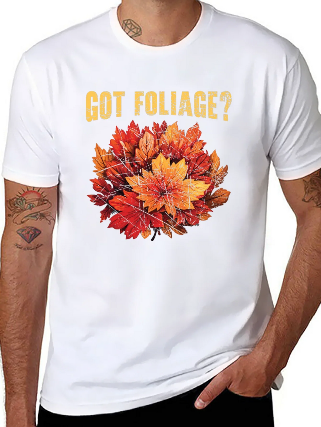 Got Foliage? Fall Leaves Graphic Tee product image 7