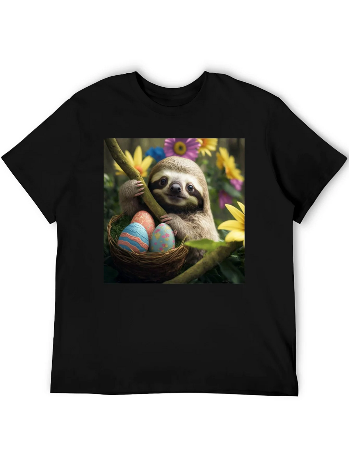 Sloth Easter Egg Hunt T-Shirt product image 5