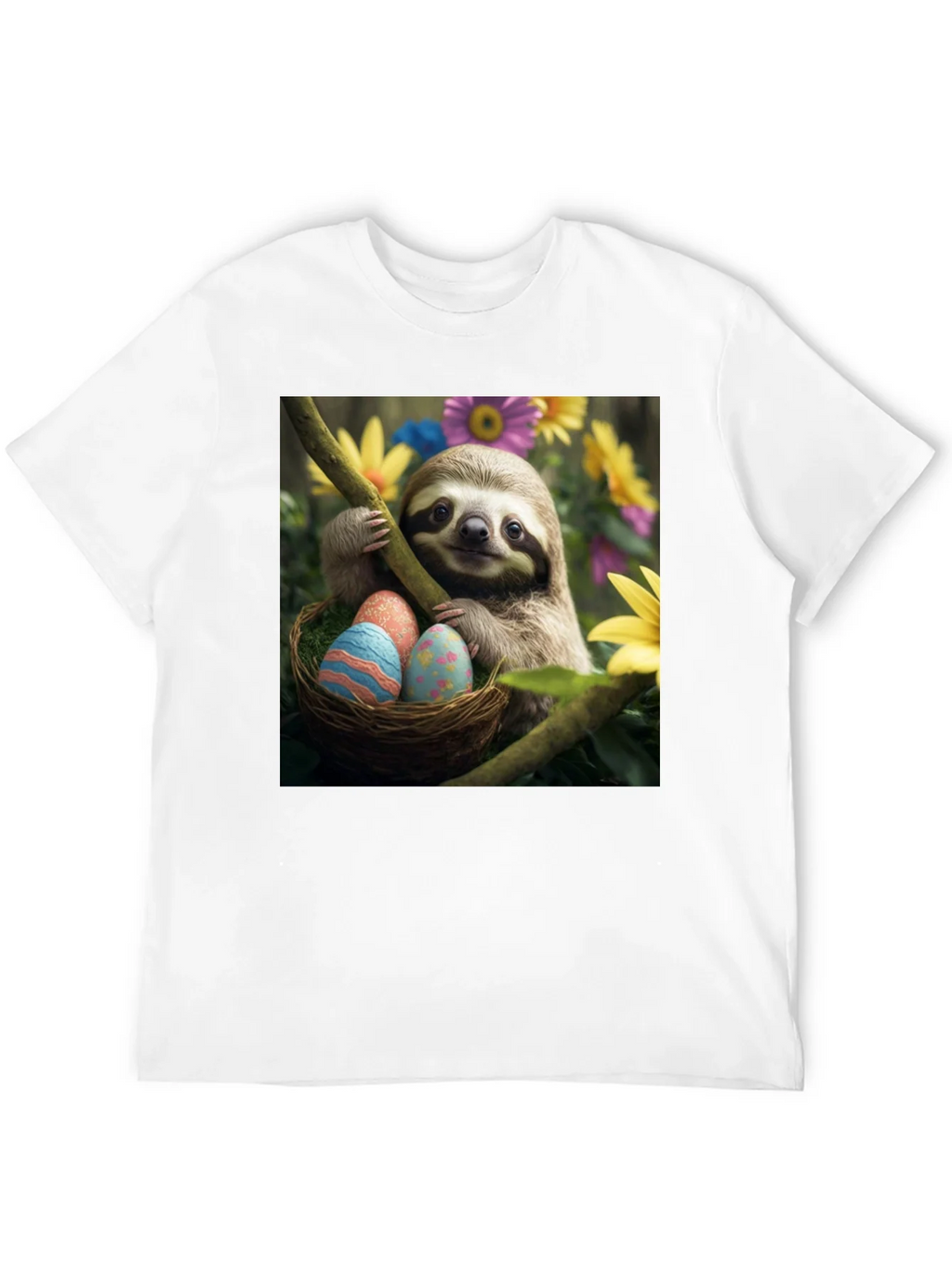 Sloth Easter Egg Hunt T-Shirt product image 11