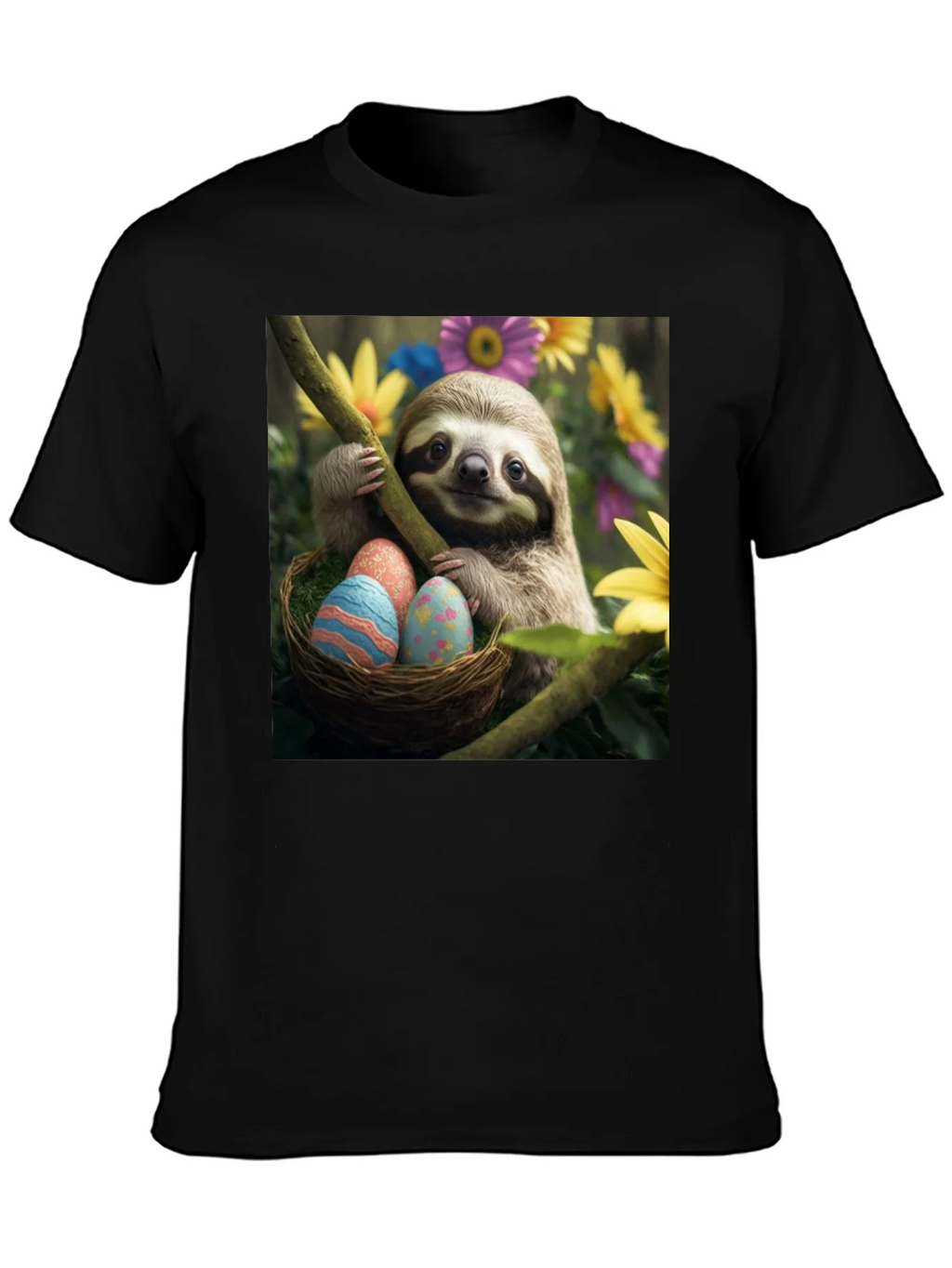 Sloth Easter Egg Hunt T-Shirt product image 3