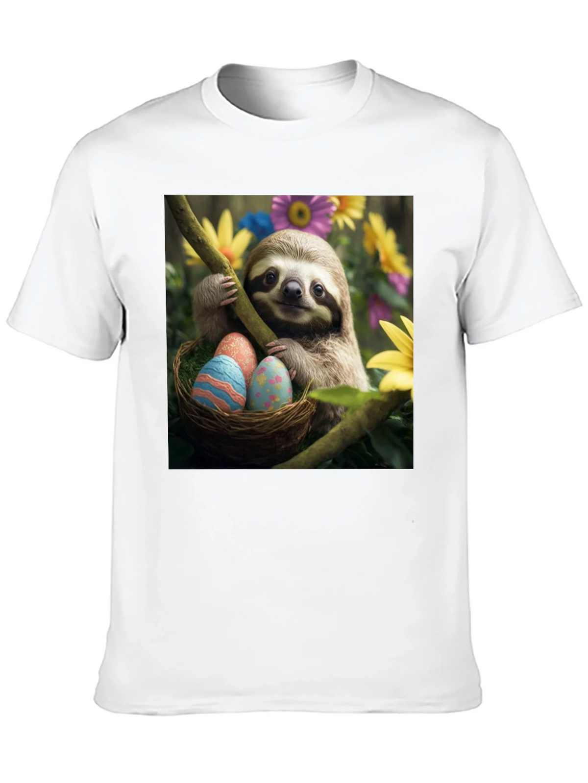 Sloth Easter Egg Hunt T-Shirt product image 9