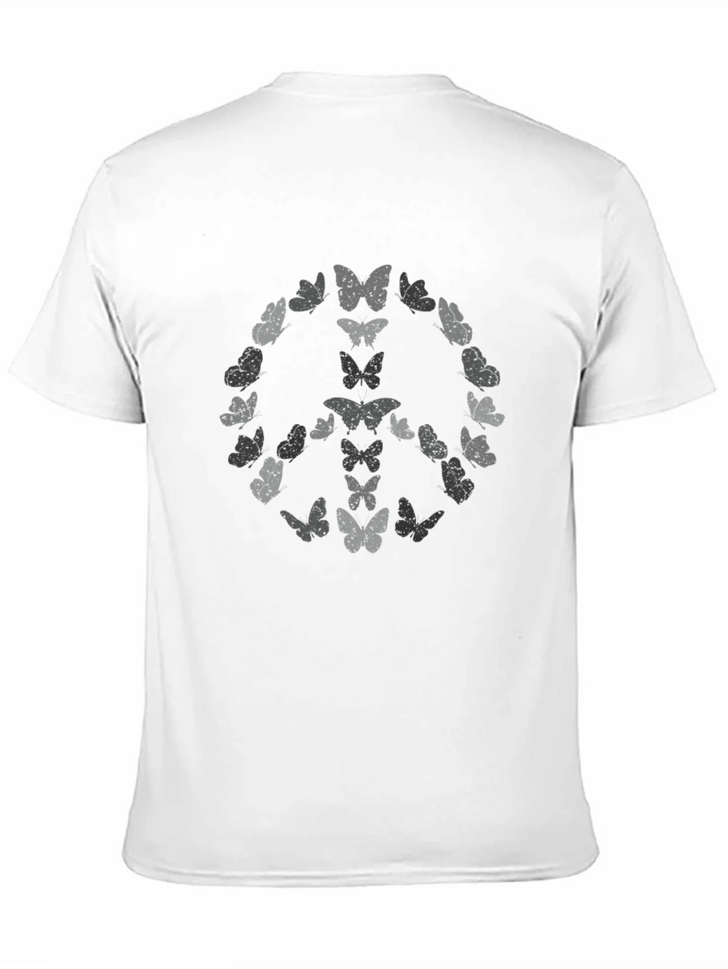 Butterfly Peace Sign Graphic Tee product image 10