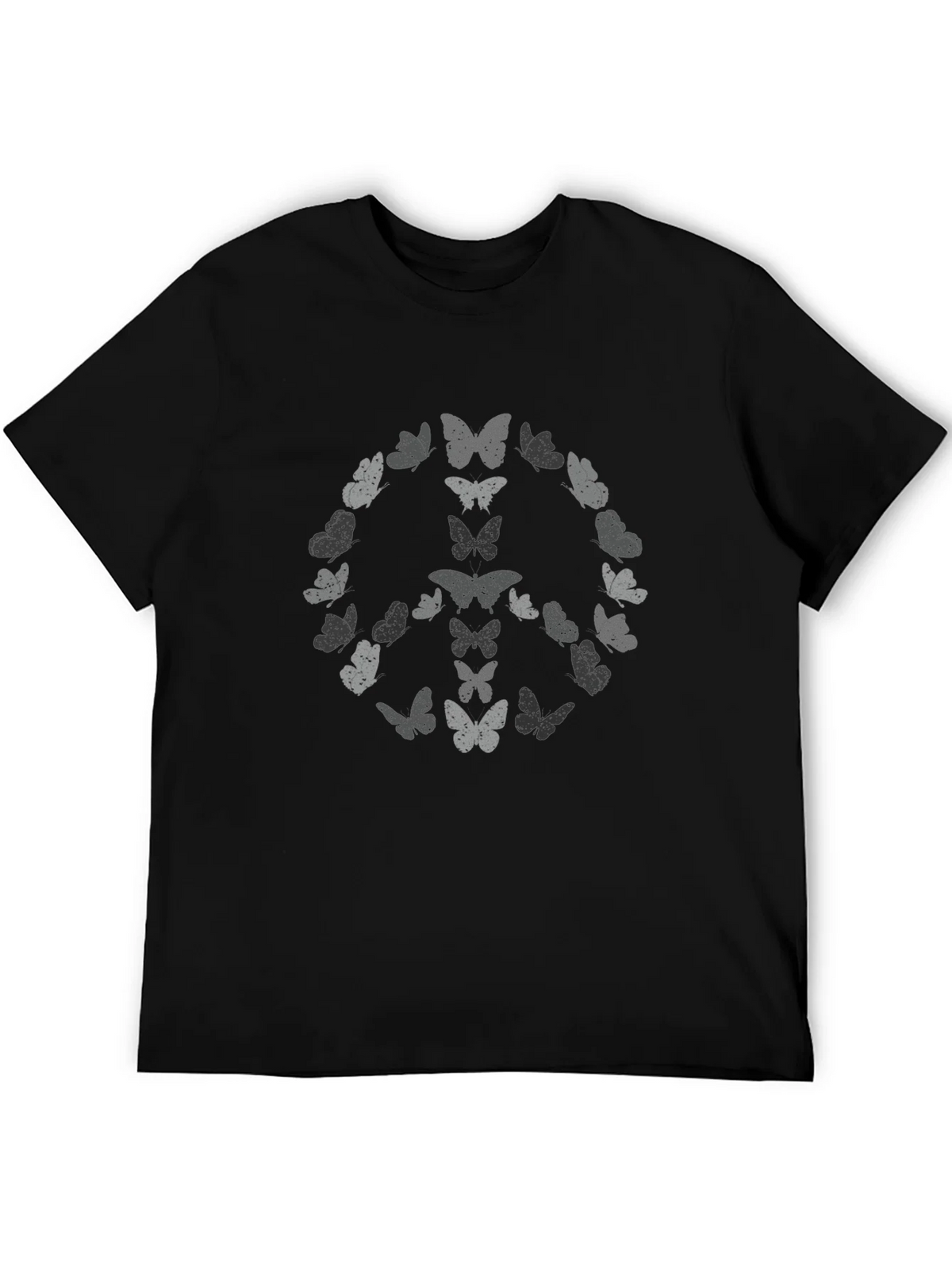Butterfly Peace Sign Graphic Tee product image 5
