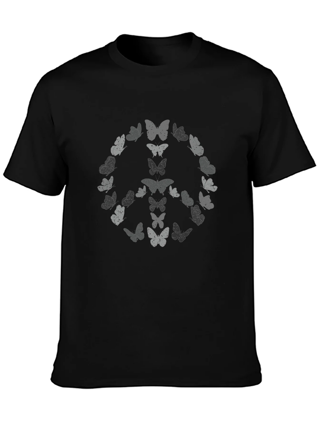 Butterfly Peace Sign Graphic Tee product image 3