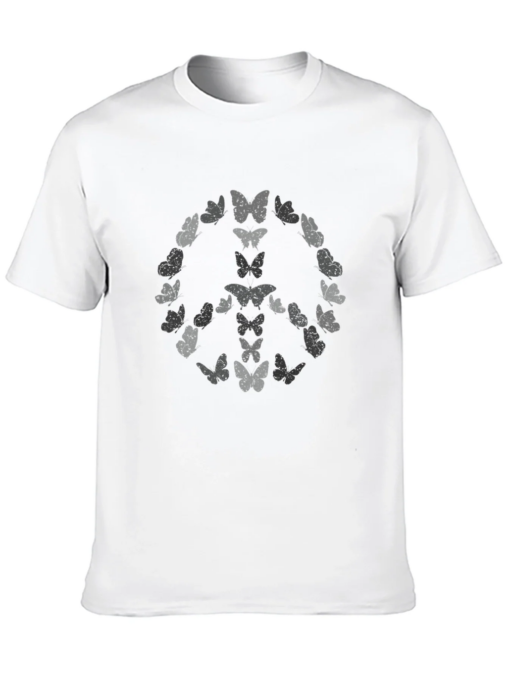 Butterfly Peace Sign Graphic Tee product image 9