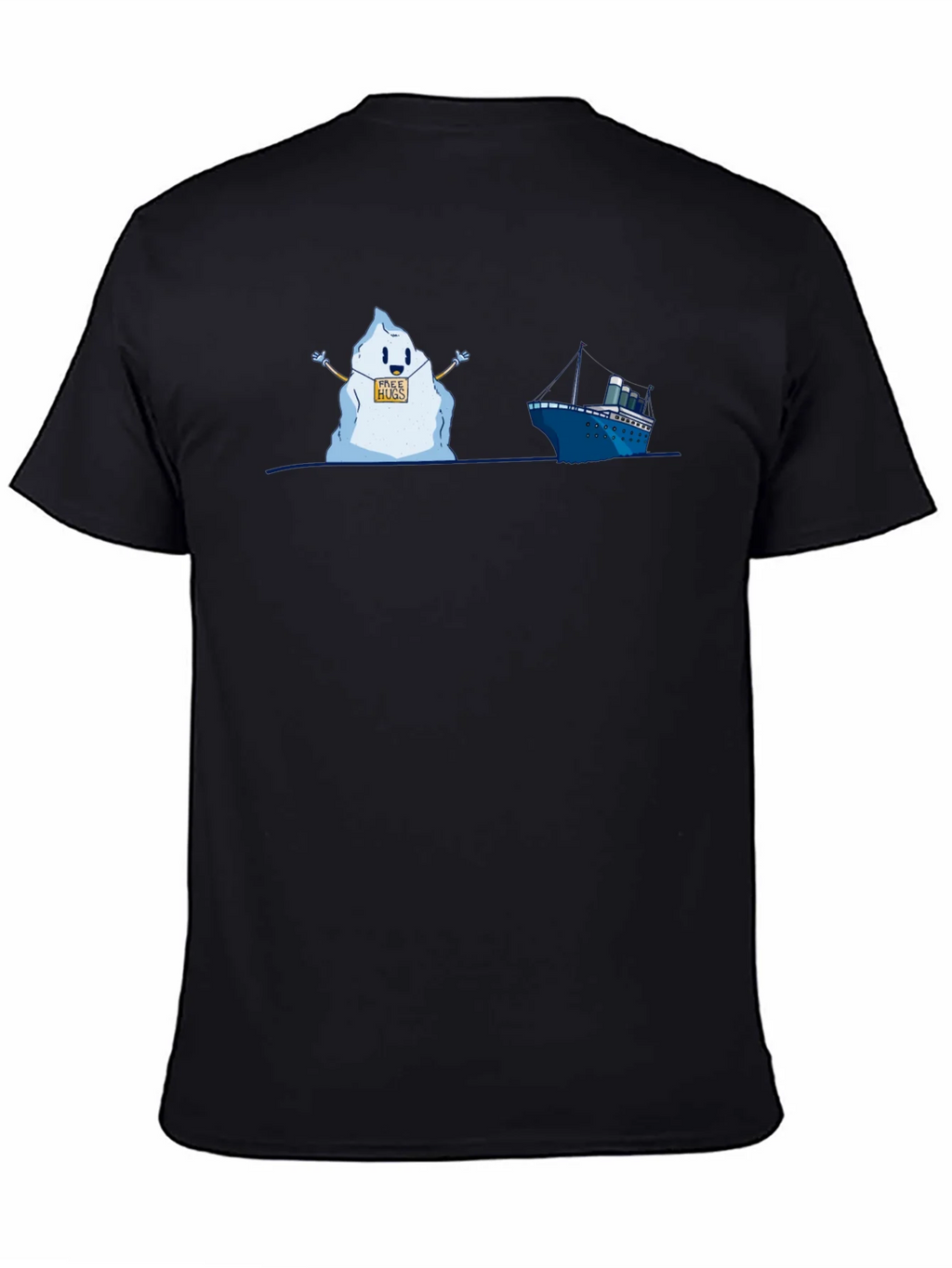 Titanic Iceberg Free Hugs Humor T-Shirt product image 4