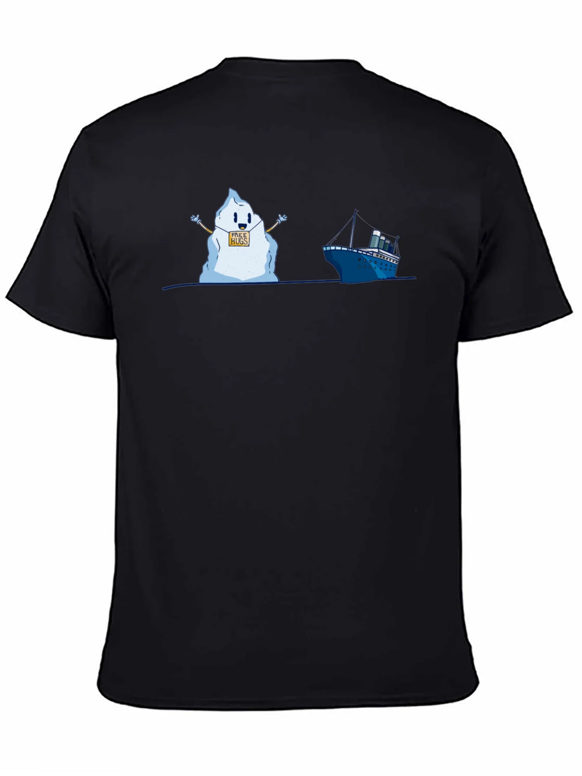 Titanic Iceberg Free Hugs Humor T-Shirt product image 4