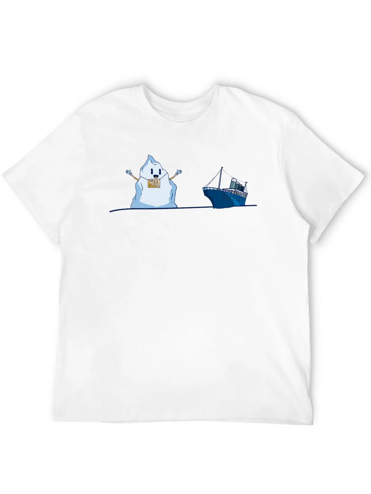 Titanic Iceberg Free Hugs Humor T-Shirt product image 11
