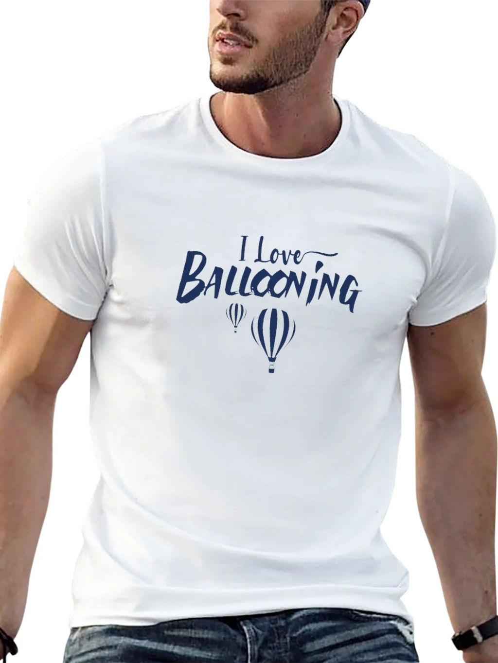 I Love Ballooning Black T-Shirt product image 12