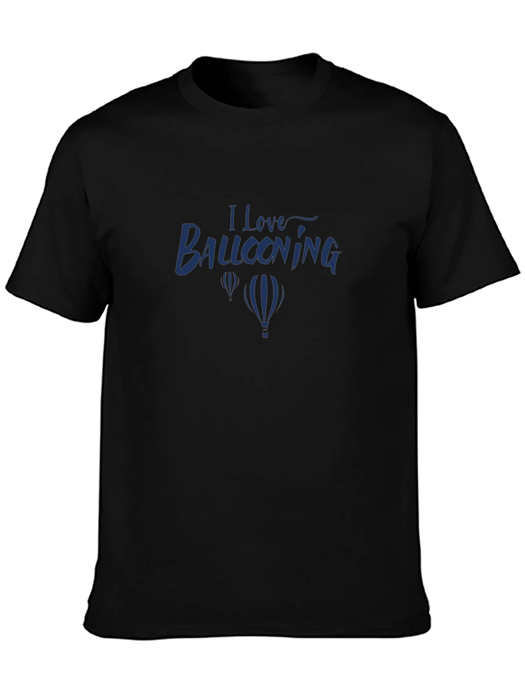 I Love Ballooning Black T-Shirt product image 3