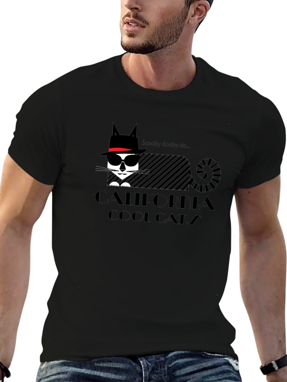 California Cool Cats Graphic T-Shirt product image 5