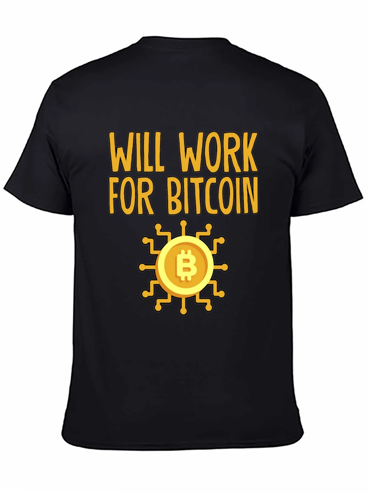 Will Work For Bitcoin Crypto T-Shirt product image 4