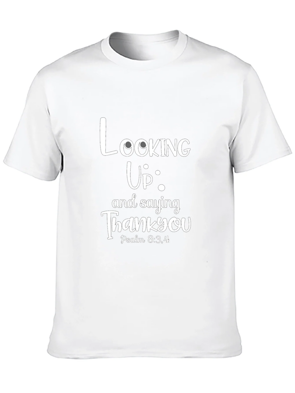 Looking Up Thank You Black T-Shirt product image 9