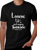 Looking Up Thank You Black T-Shirt product image 1
