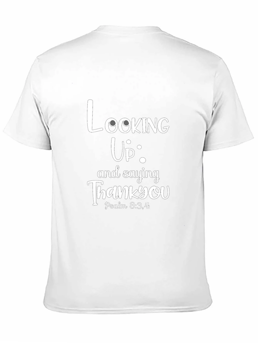 Looking Up Thank You Black T-Shirt product image 10