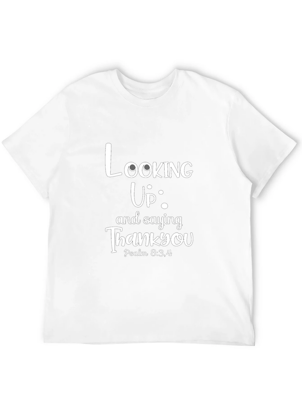 Looking Up Thank You Black T-Shirt product image 11
