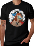 Butterfly Woman Graphic T-Shirt - Black product image 1