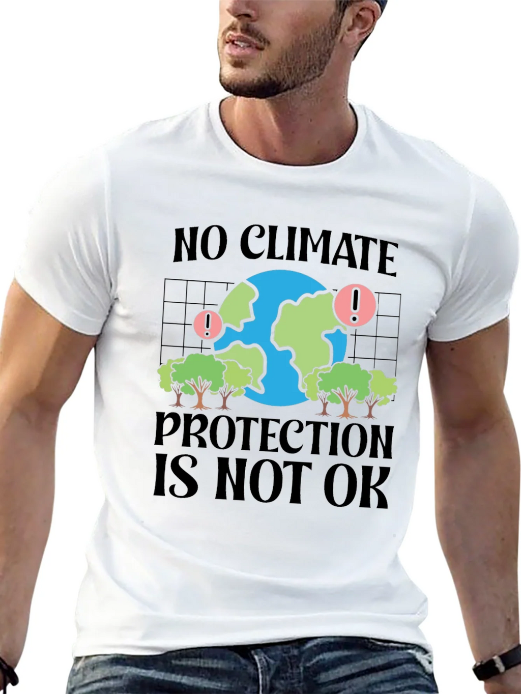 Climate Protection Awareness Graphic T-Shirt product image 12