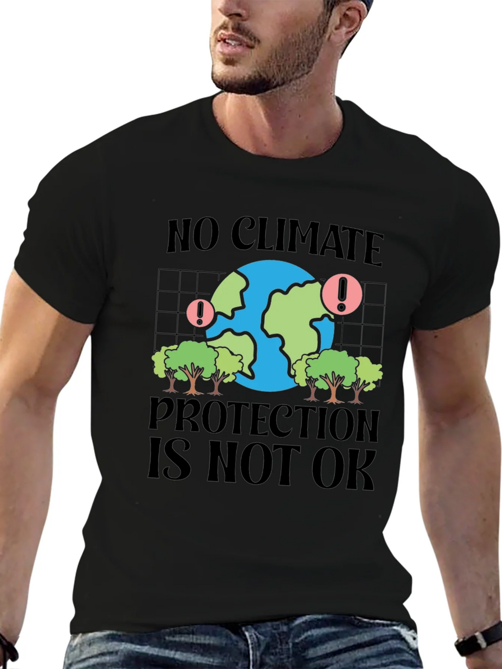 Climate Protection Awareness Graphic T-Shirt product image 6