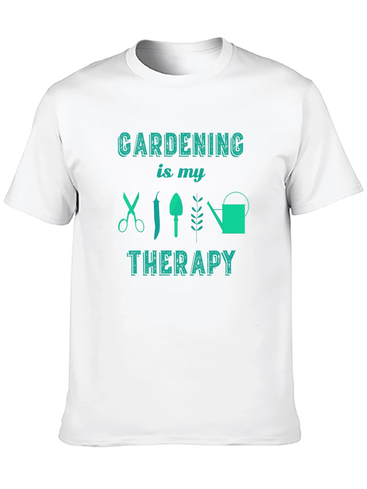Gardening is My Therapy Black Graphic Tee product image 7