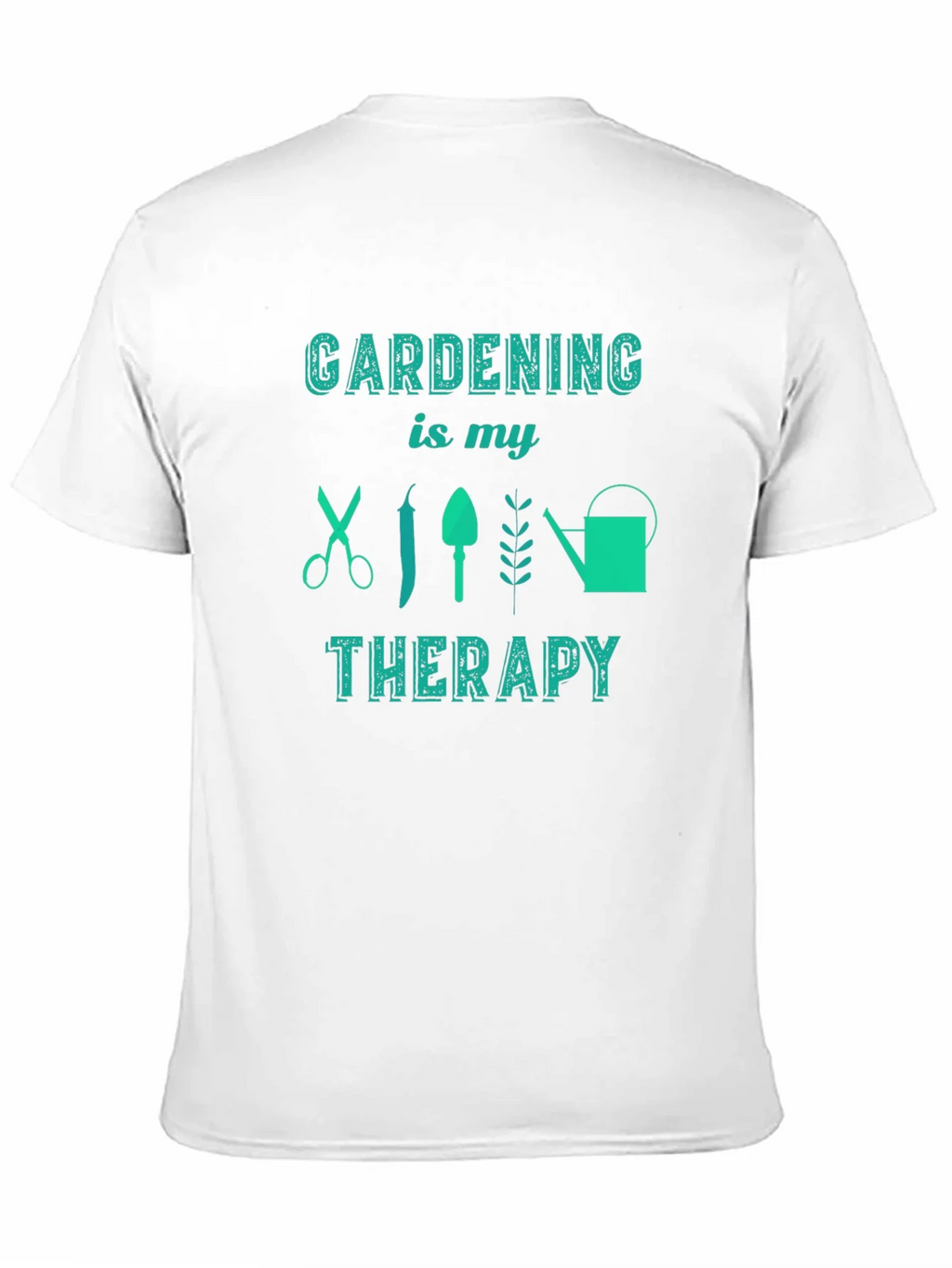 Gardening is My Therapy Black Graphic Tee product image 8