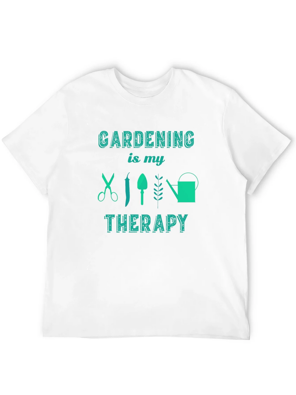 Gardening is My Therapy Black Graphic Tee product image 9