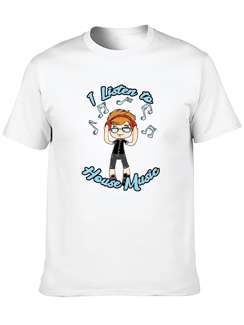 I Listen to House Music T-Shirt product image 9