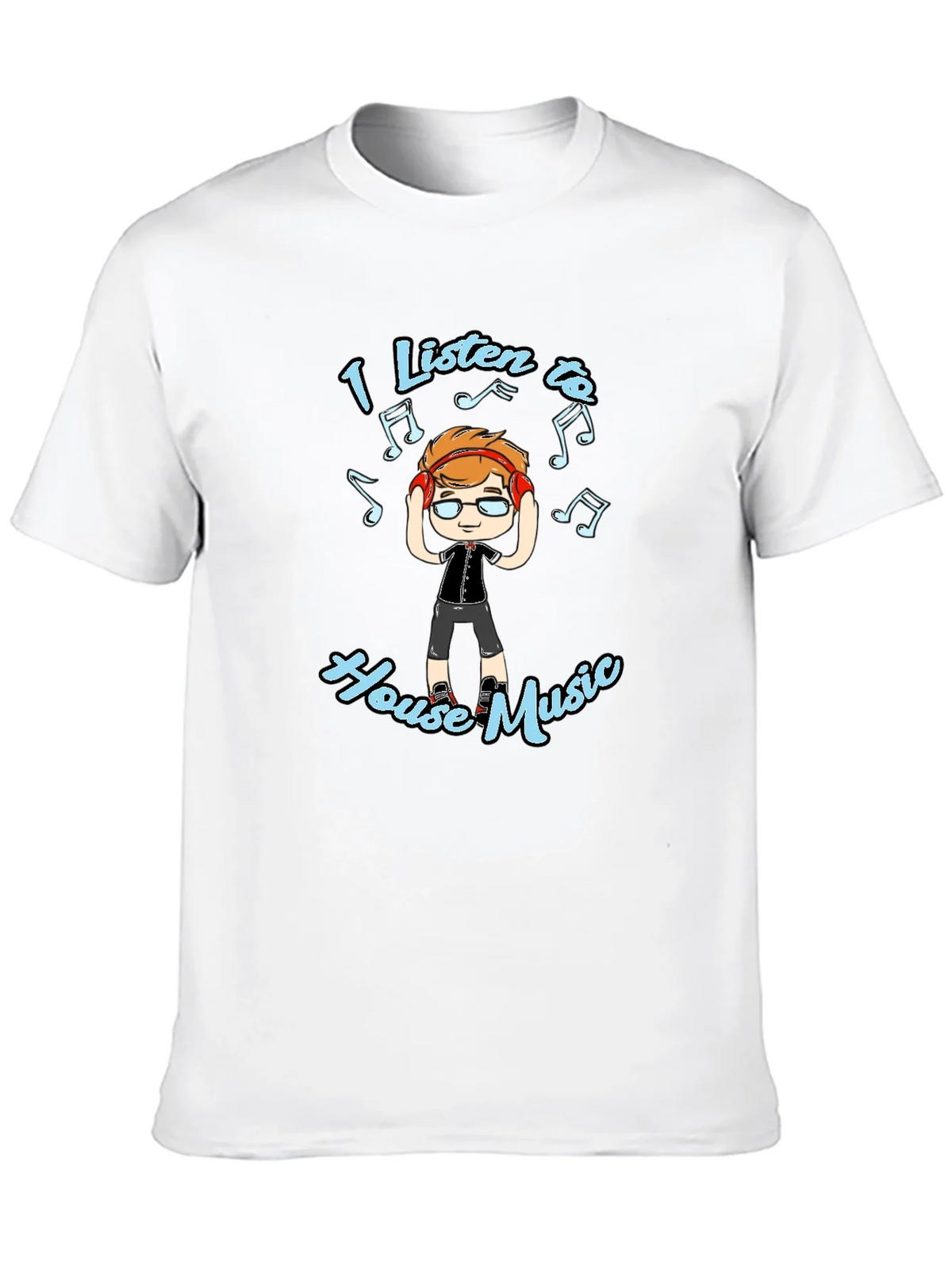 I Listen to House Music T-Shirt product image 9