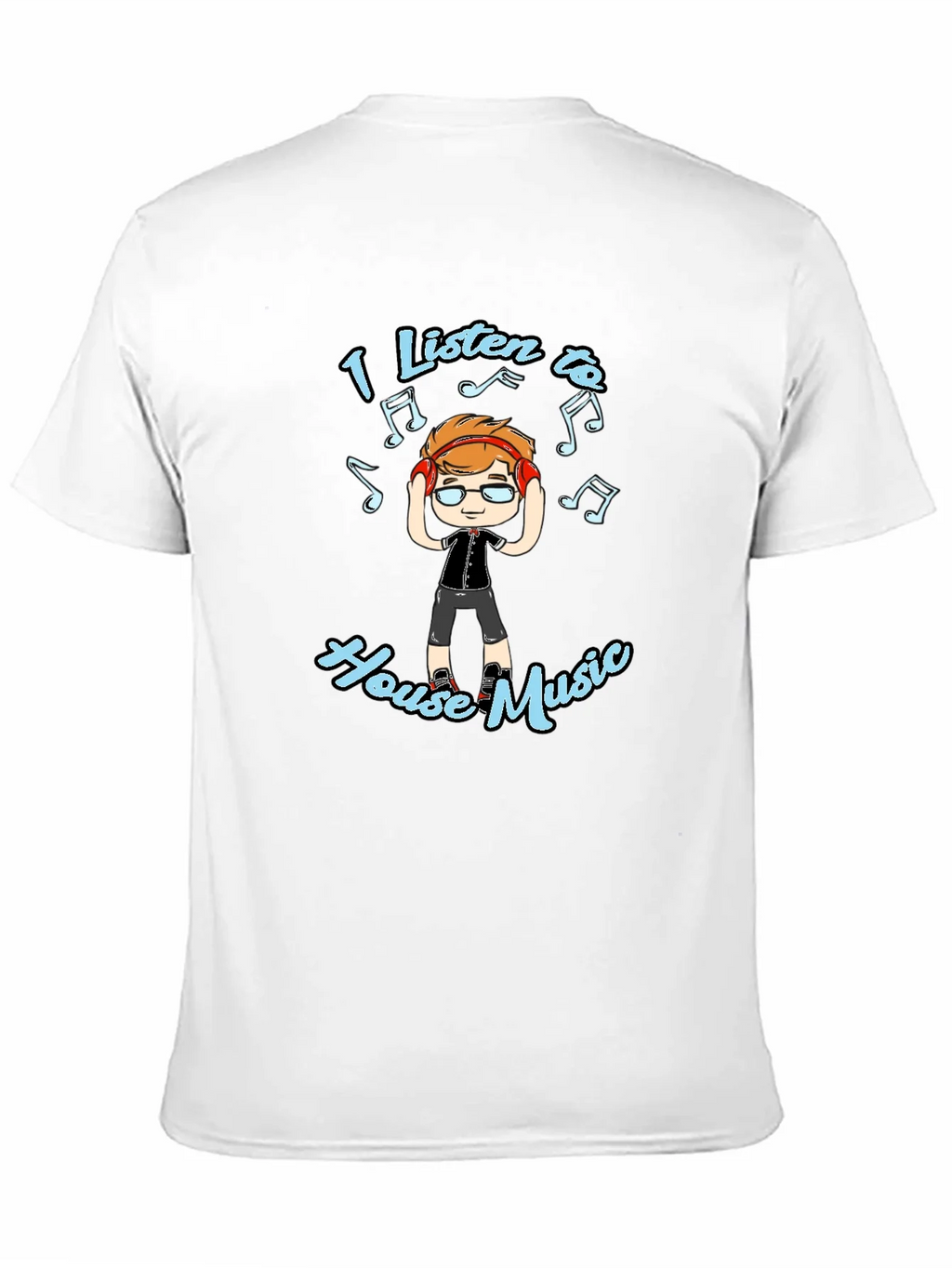 I Listen to House Music T-Shirt product image 10