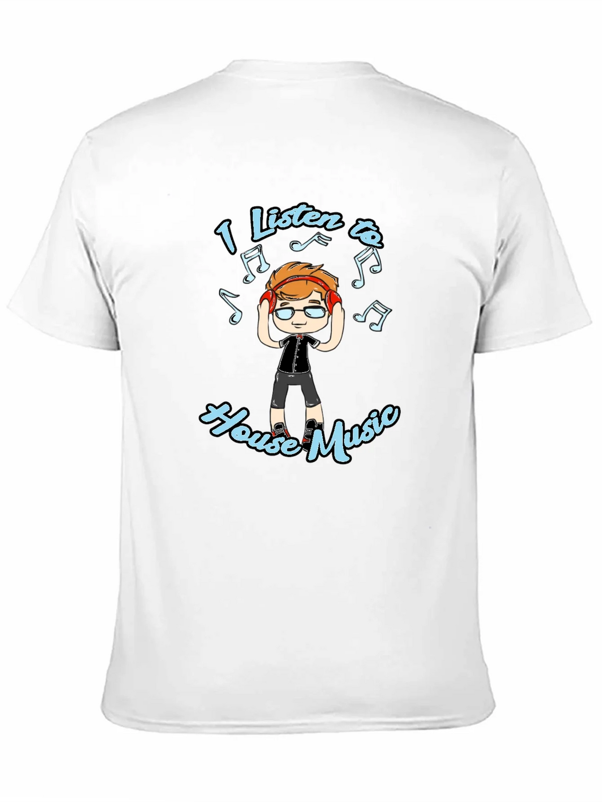 I Listen to House Music T-Shirt product image 10