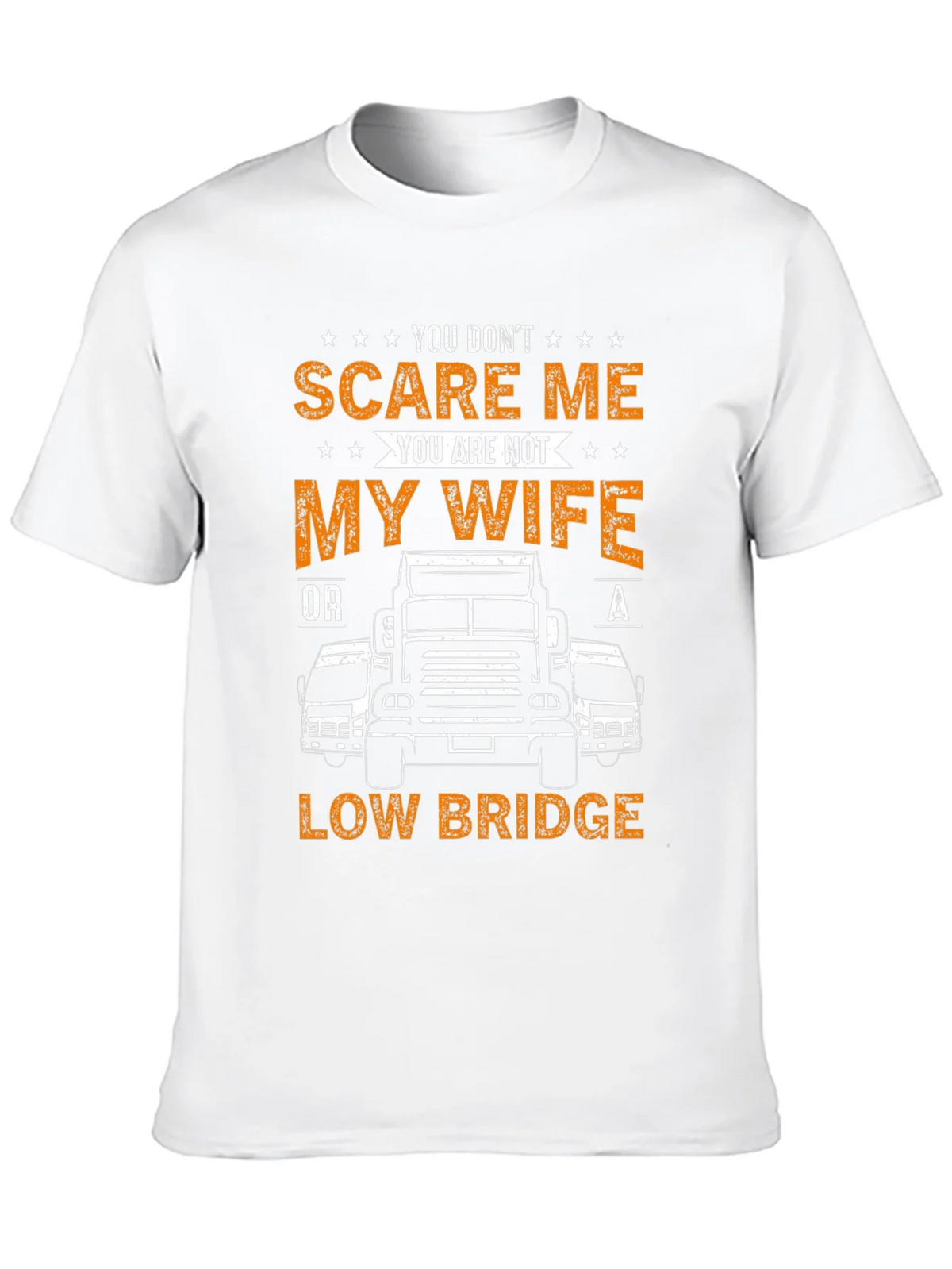 Funny Trucker T-Shirt: You Dont Scare Me product image 4