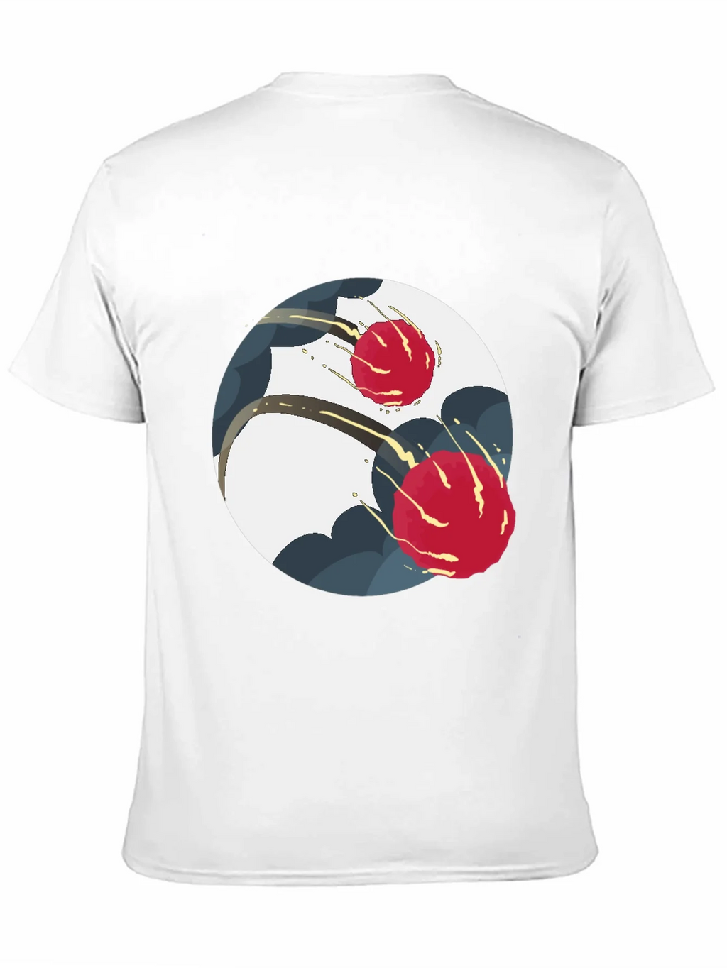 Modern Yin Yang Graphic Tee - Black product image 7