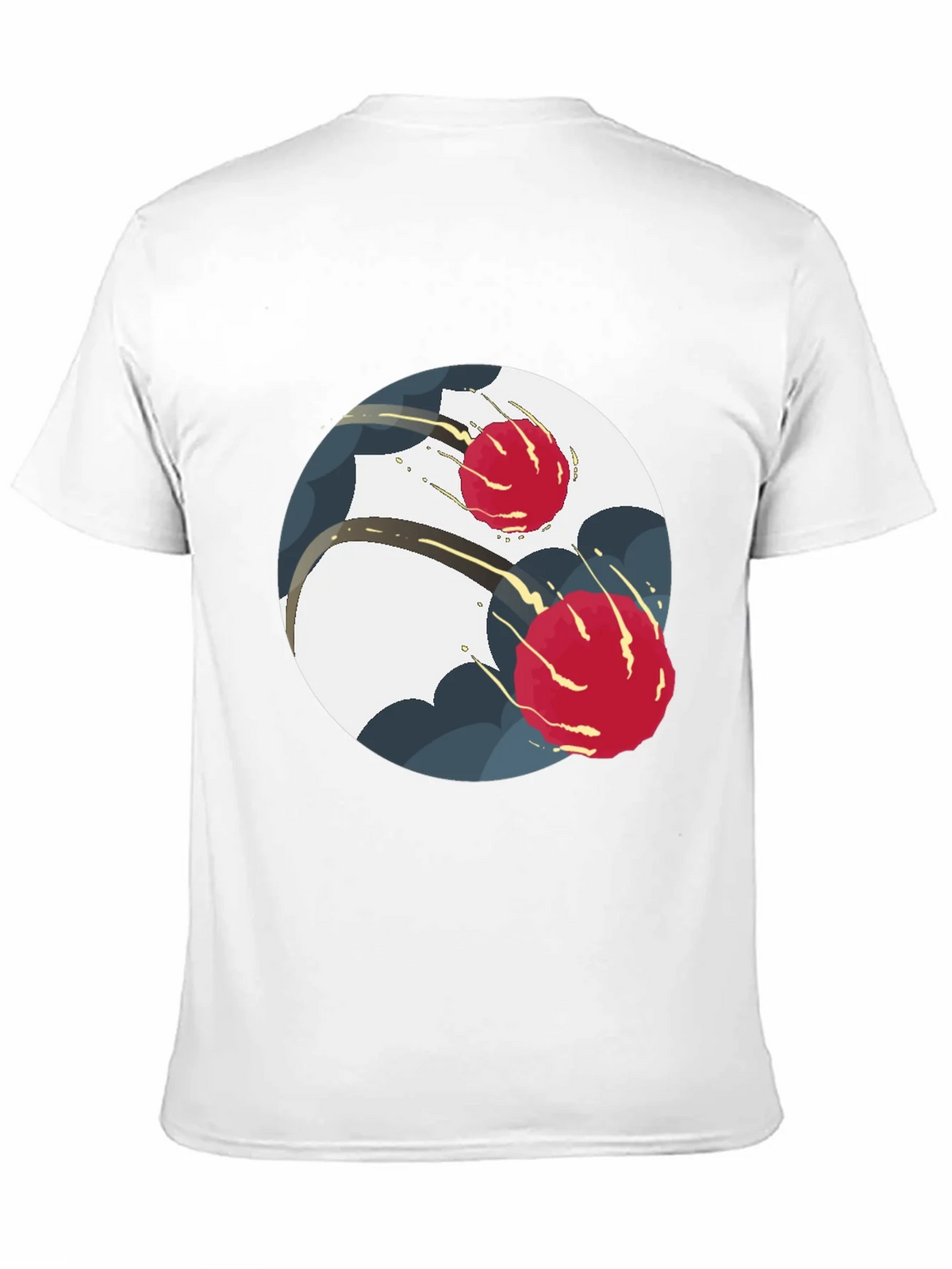 Modern Yin Yang Graphic Tee - Black product image 7