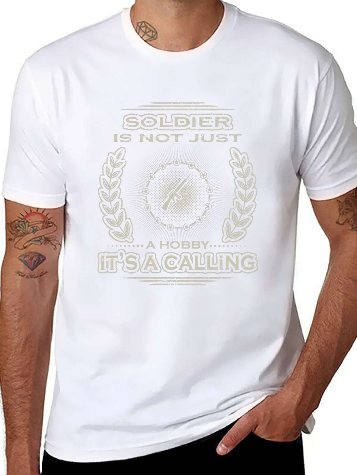 Soldier Calling Graphic Tee - Military Pride Shirt product image 7