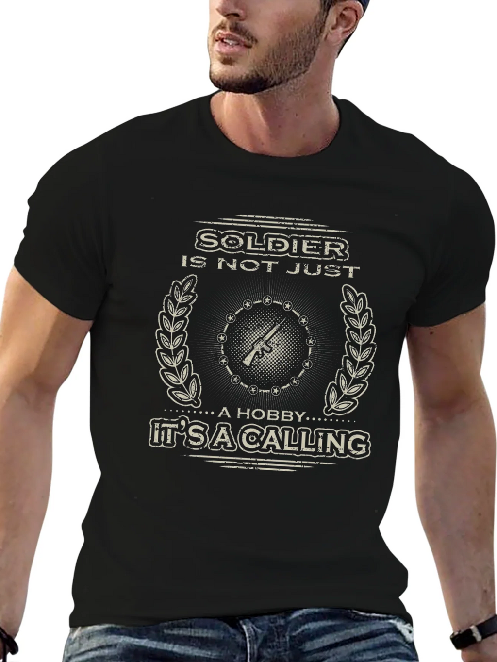 Soldier Calling Graphic Tee - Military Pride Shirt product image 6