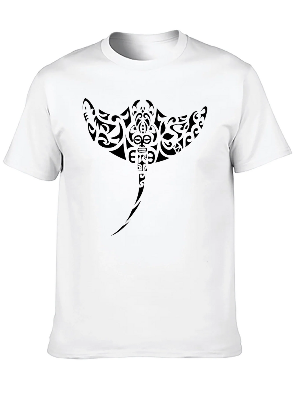Tribal Stingray Graphic Tee - Black product image 9