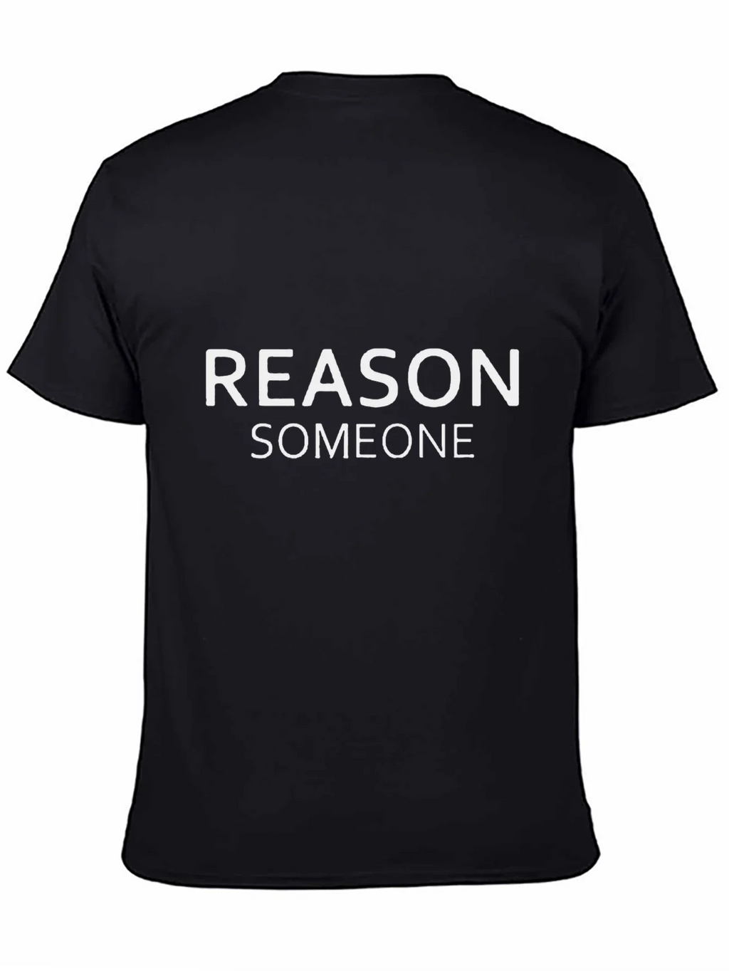 Reason Someone Black Graphic T-Shirt product image 3