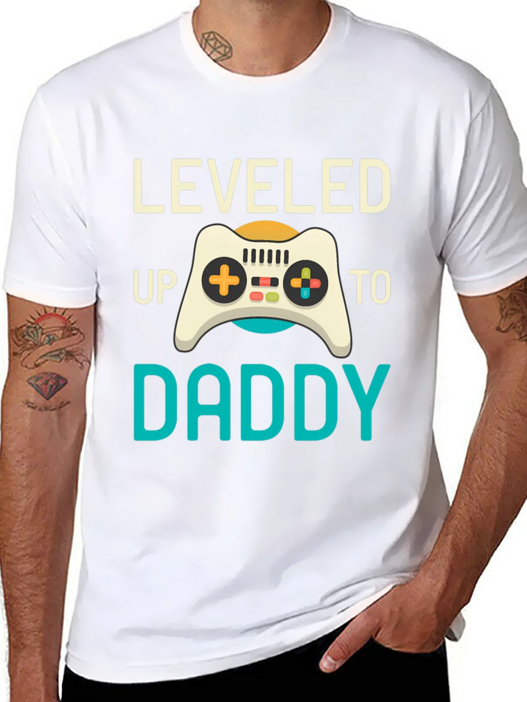 Leveled Up to Daddy T-Shirt product image 6