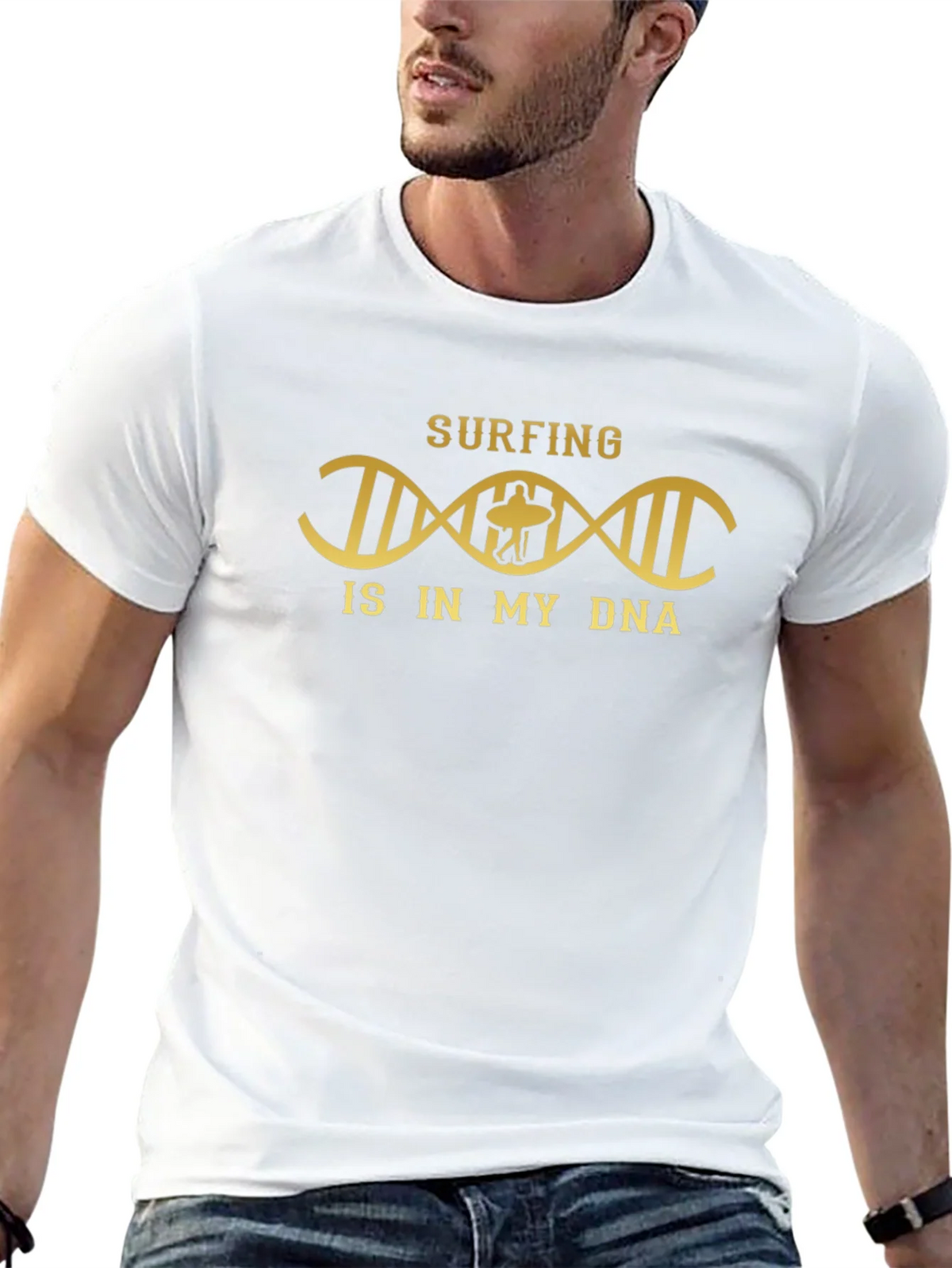 Surfing DNA Graphic Tee - Black T-Shirt product image 12
