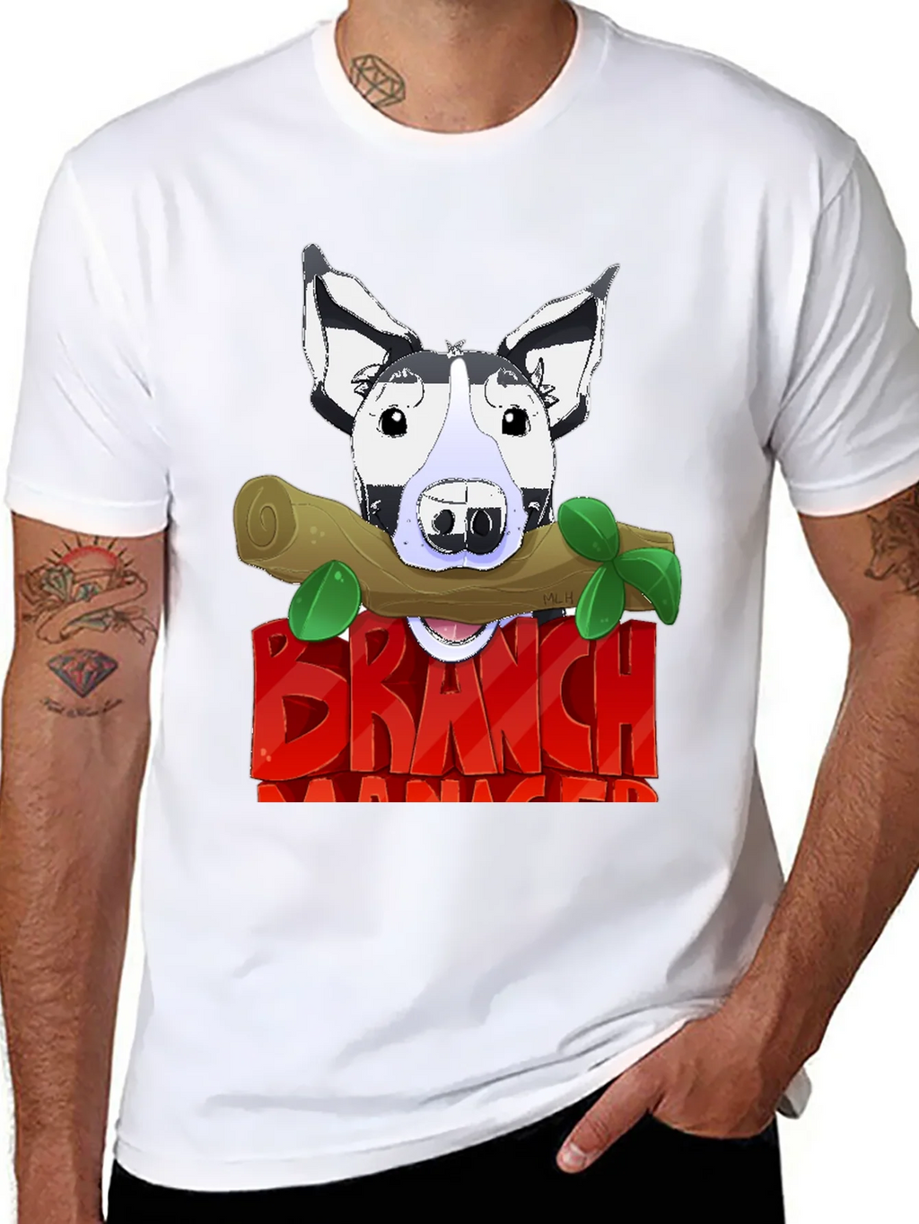 Branch Manager Dog T-Shirt product image 5