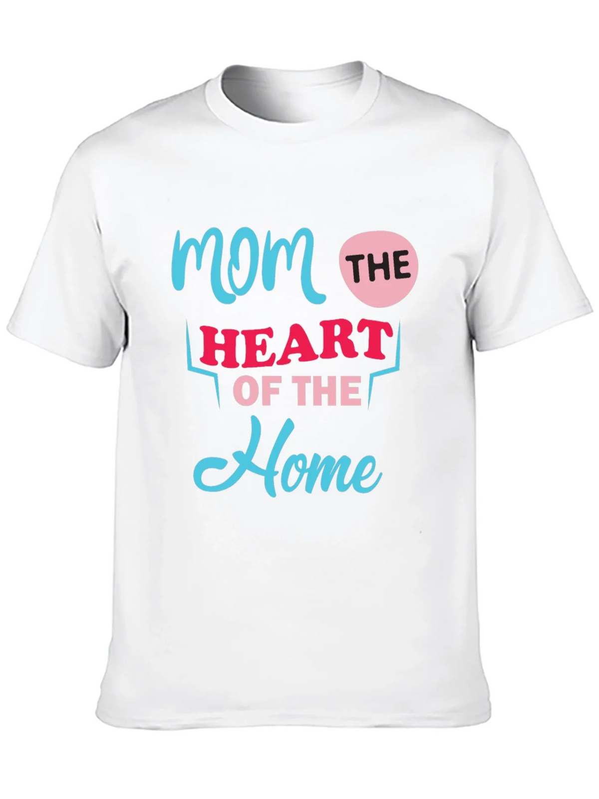 Mom The Heart Of Home Black T-Shirt product image 8