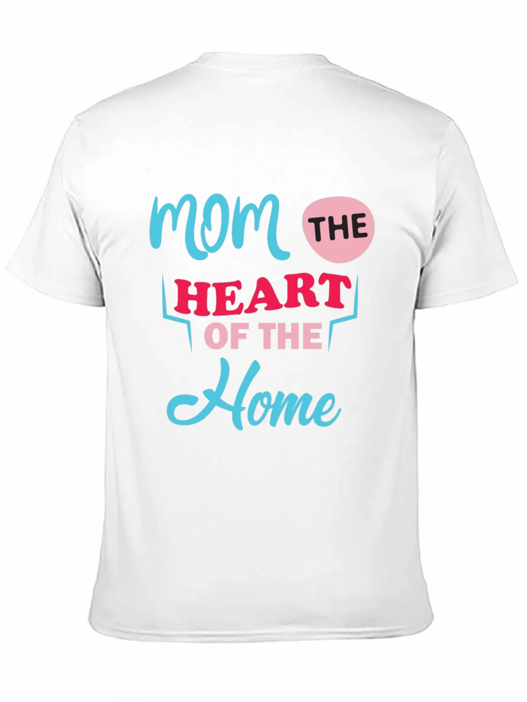 Mom The Heart Of Home Black T-Shirt product image 9