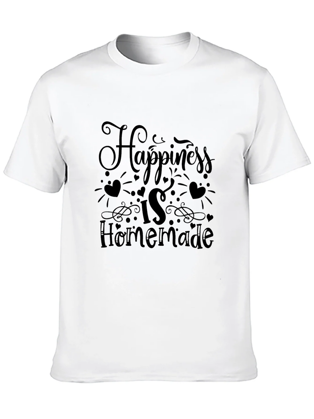 Happiness is Homemade Black Graphic Tee product image 8