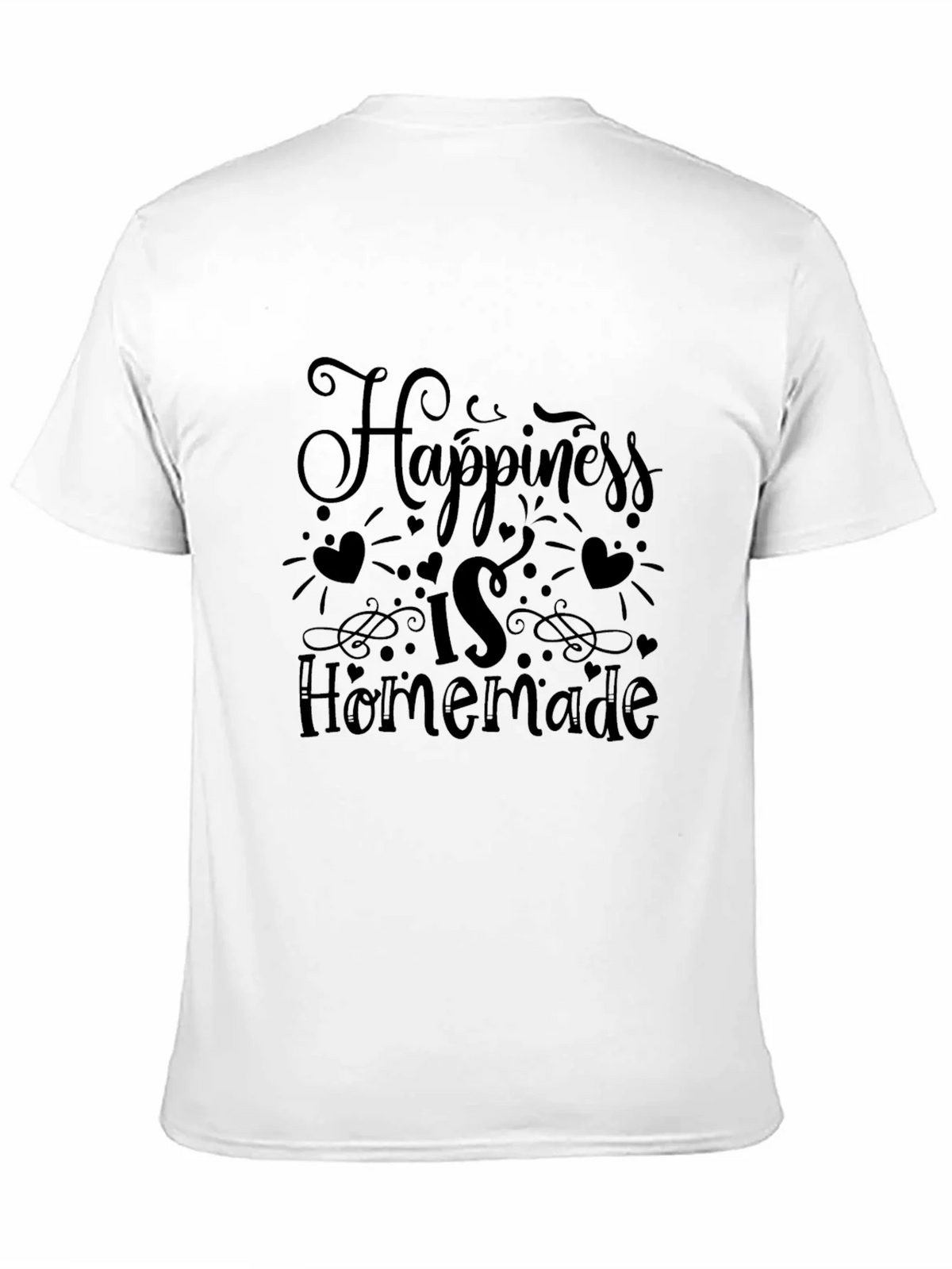 Happiness is Homemade Black Graphic Tee product image 9