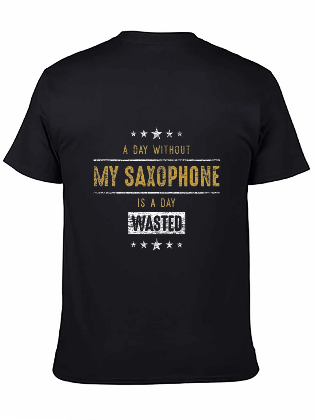 Saxophone Lover T-Shirt: A Day Without is Wasted! product image 4