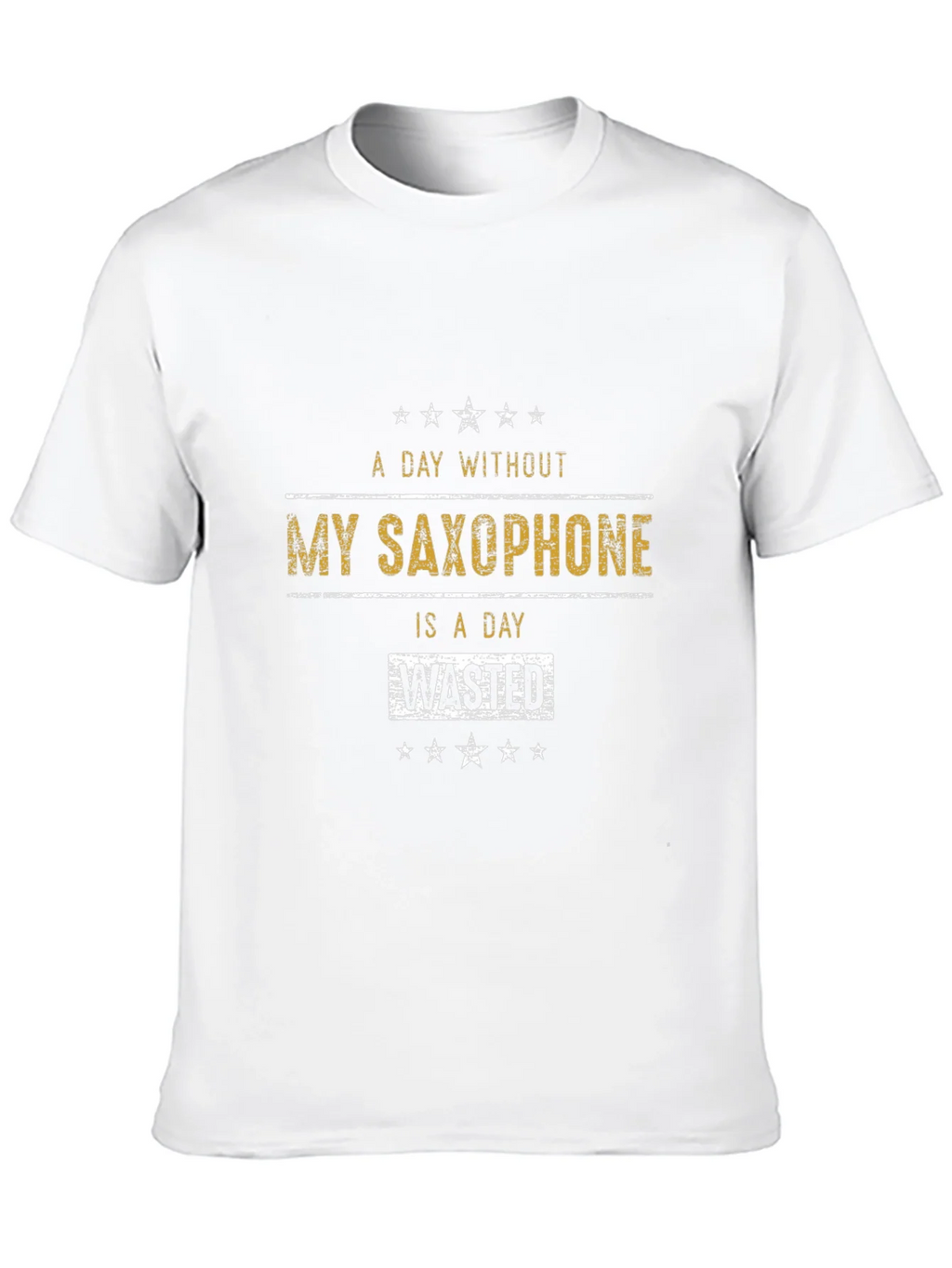 Saxophone Lover T-Shirt: A Day Without is Wasted! product image 9