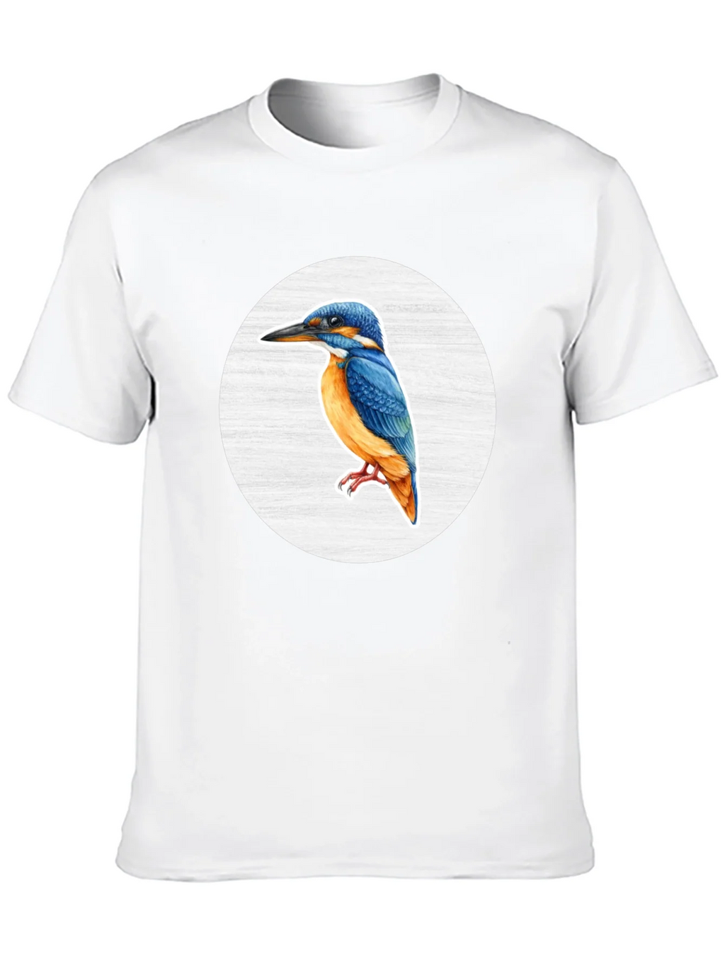 Kingfisher Bird Graphic Tee - Unisex Black T-Shirt product image 8