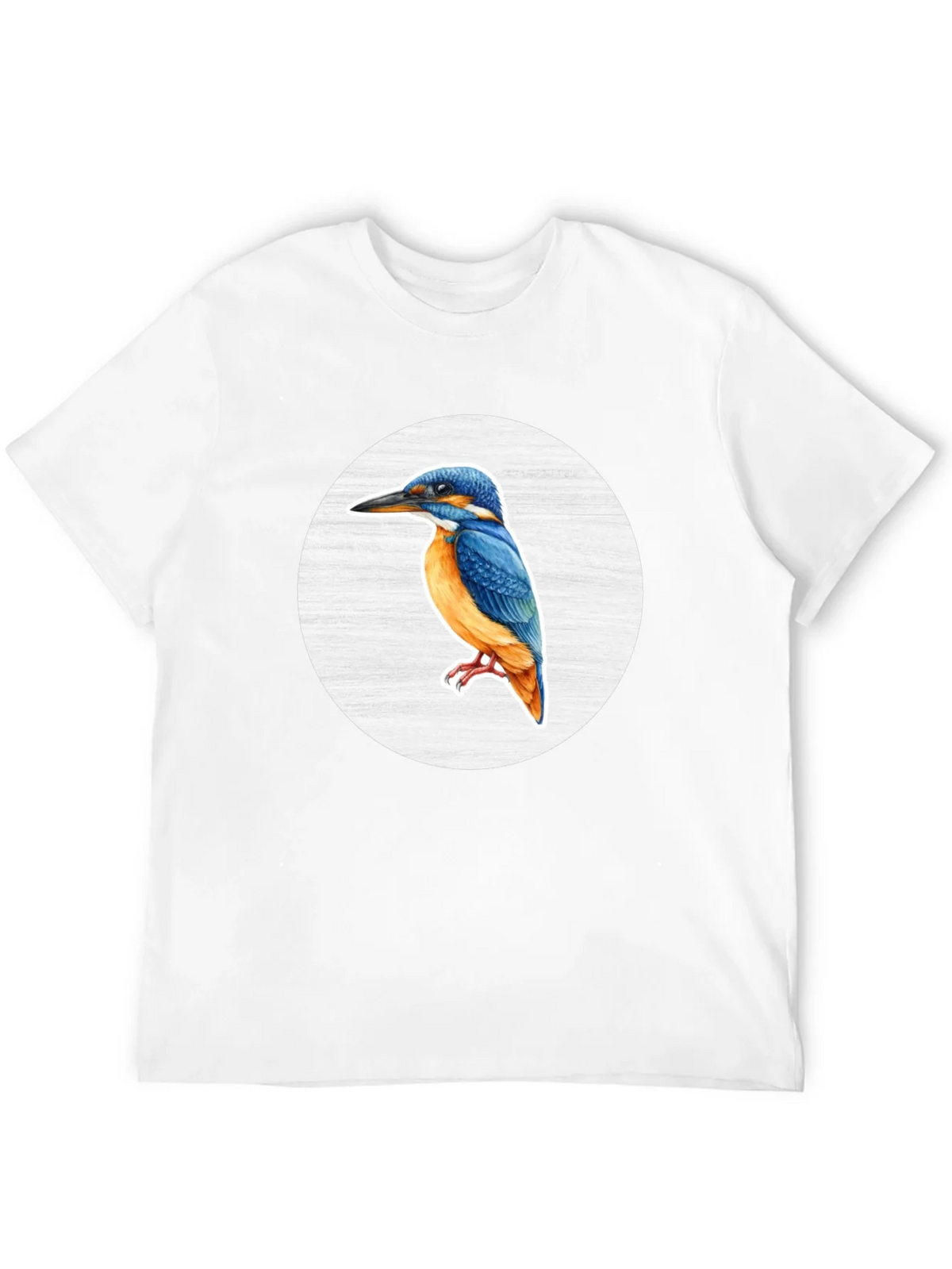 Kingfisher Bird Graphic Tee - Unisex Black T-Shirt product image 10